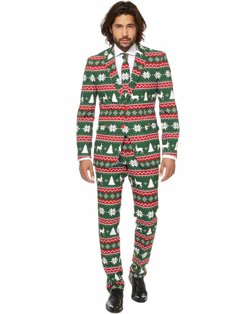 Opposuit Festive Green Premium Mens Suit - Image 2