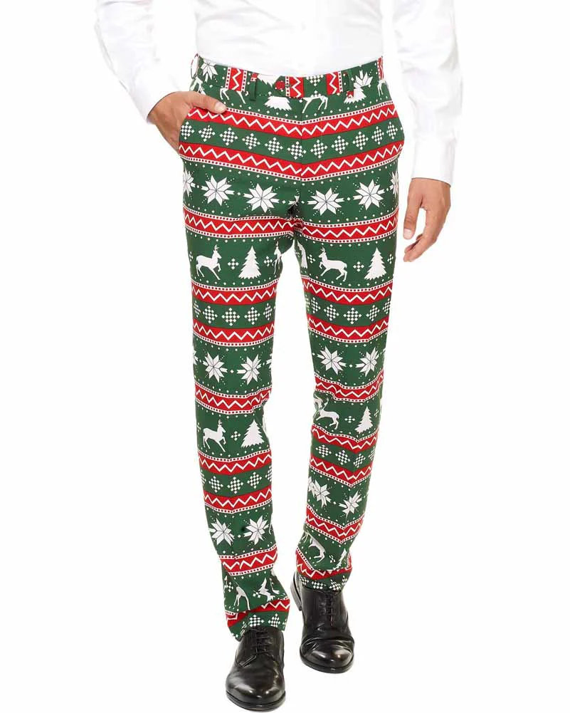 Opposuit Festive Green Premium Mens Suit - Image 5