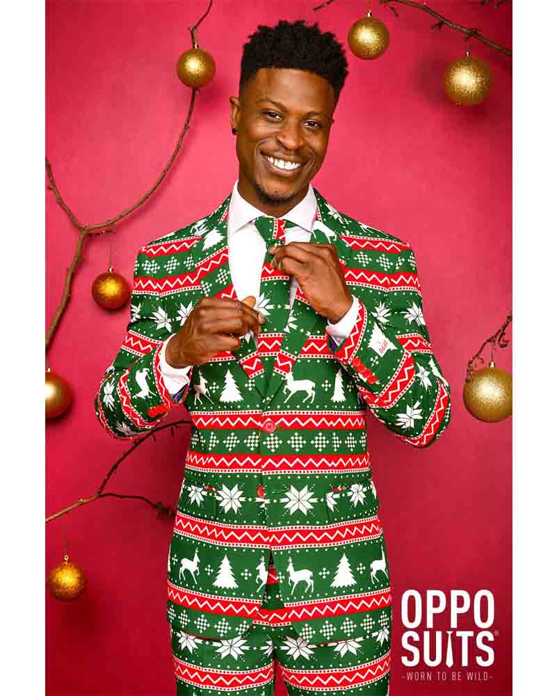 Opposuit Festive Green Premium Mens Suit - Image 8