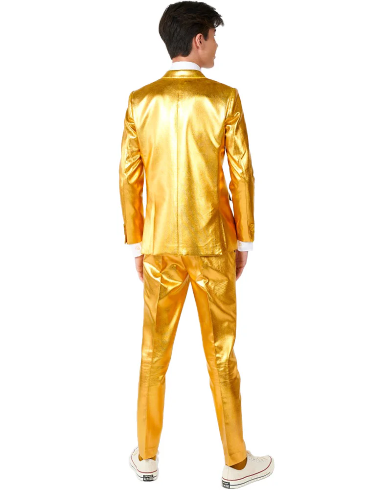 70s Opposuit Groovy Gold Premium Teen Boys Costume - Image 4