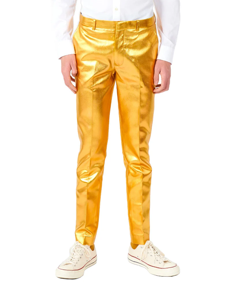 70s Opposuit Groovy Gold Premium Teen Boys Costume - Image 5