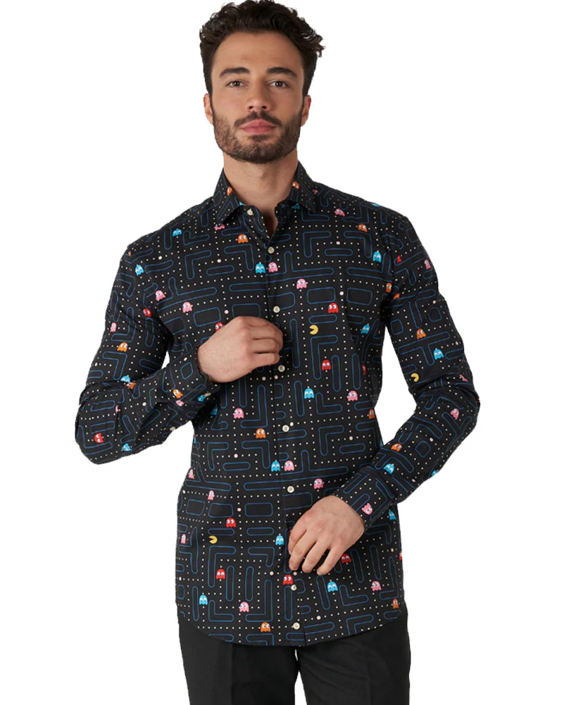 Opposuit Pac Man Mens Shirt - Image 2