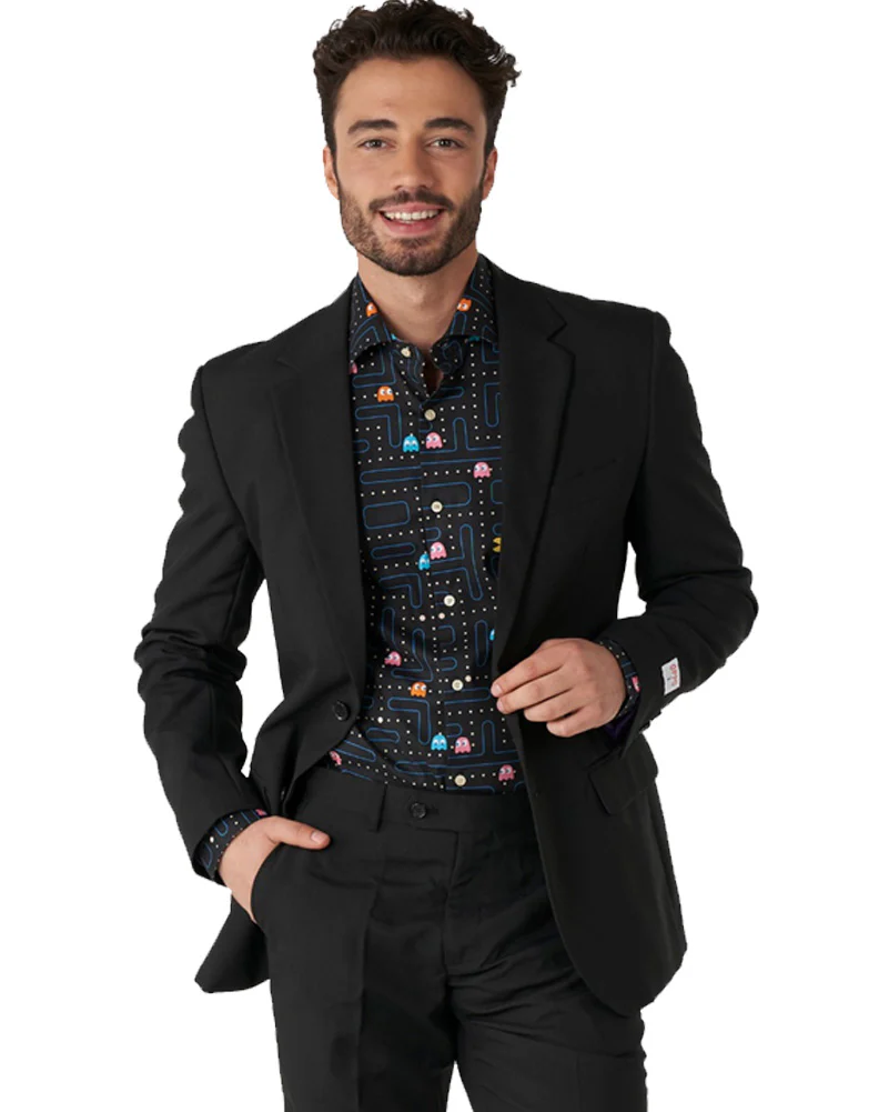 Opposuit Pac Man Mens Shirt - Image 4