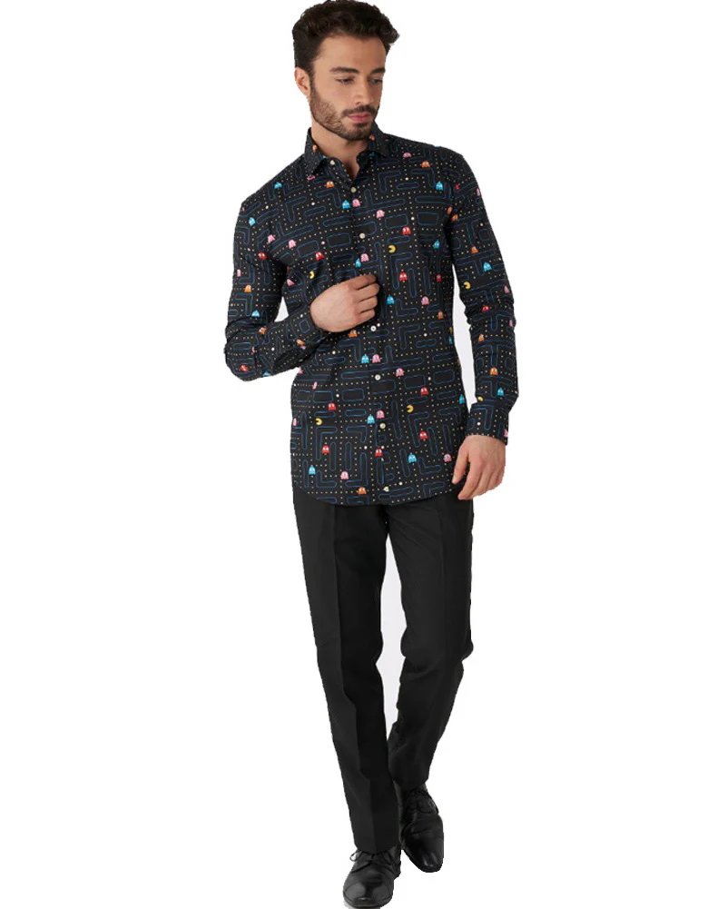 Opposuit Pac Man Mens Shirt - Image 5