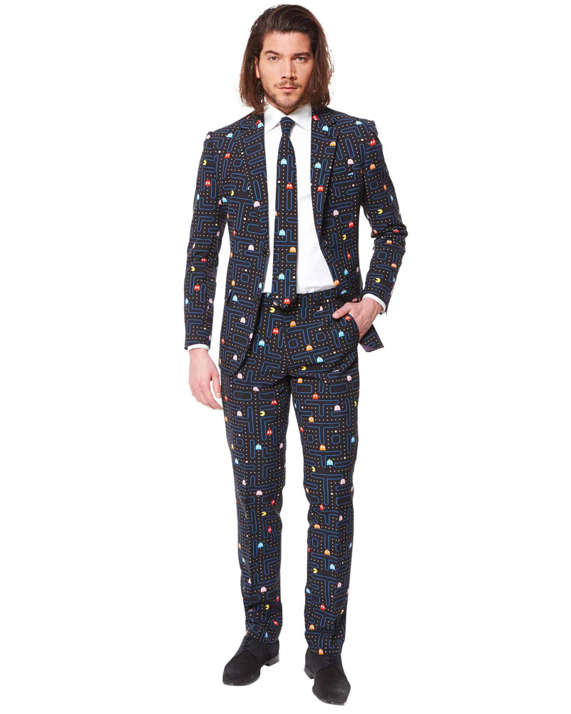 Opposuit Pac Man Premium Mens Suit - Image 4