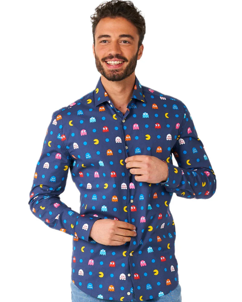 Opposuit Pixel Pac Man Mens Shirt - Image 2