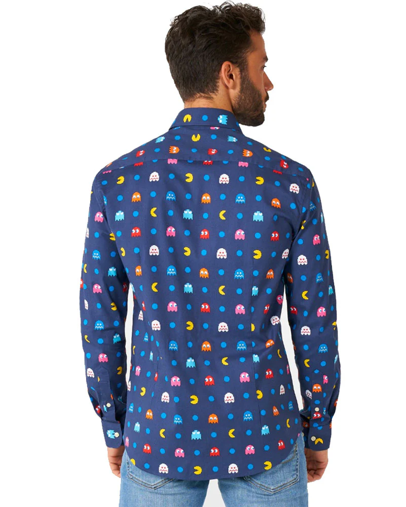 Opposuit Pixel Pac Man Mens Shirt - Image 3