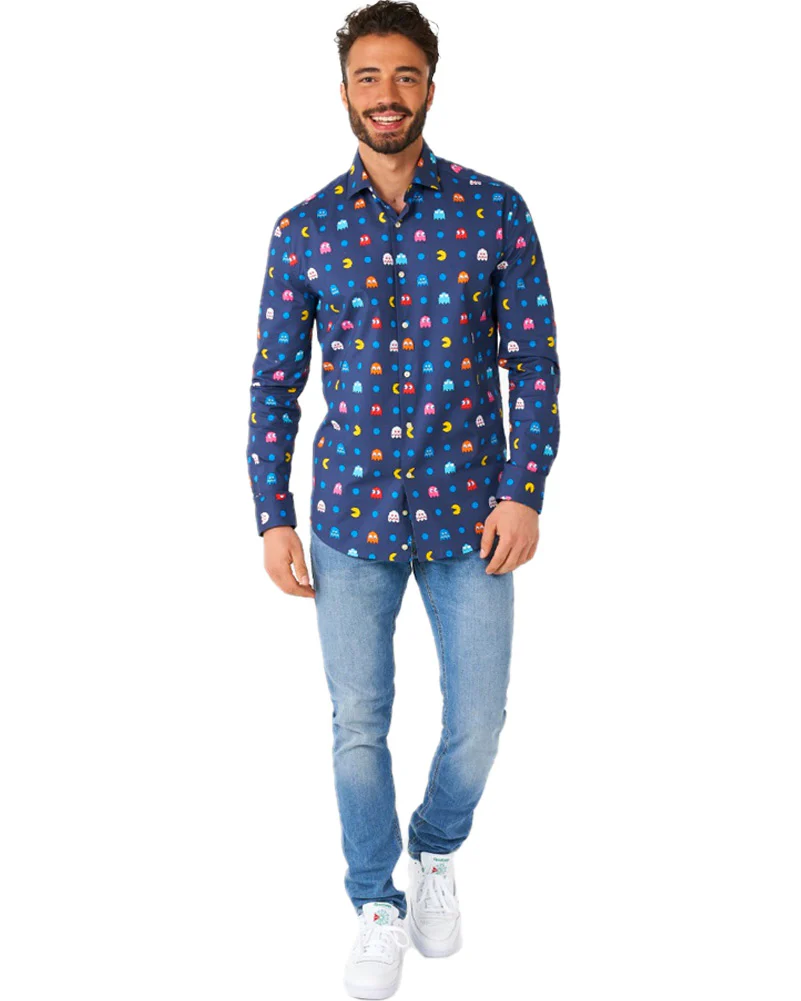 Opposuit Pixel Pac Man Mens Shirt - Image 6