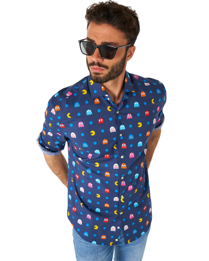 Opposuit Pixel Pac Man Mens Shirt - Image 7