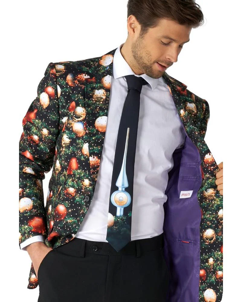 Opposuit Shine Pine Premium Mens Christmas Suit - Image 4