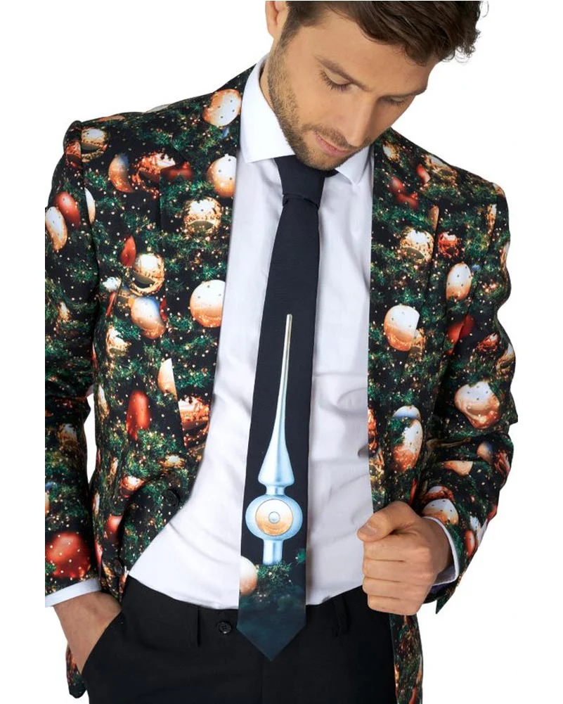 Opposuit Shine Pine Premium Mens Christmas Suit - Image 7