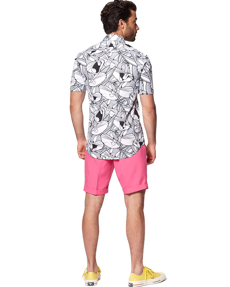 Opposuit Summer Bugs Bunny Mens Shirt - Image 3
