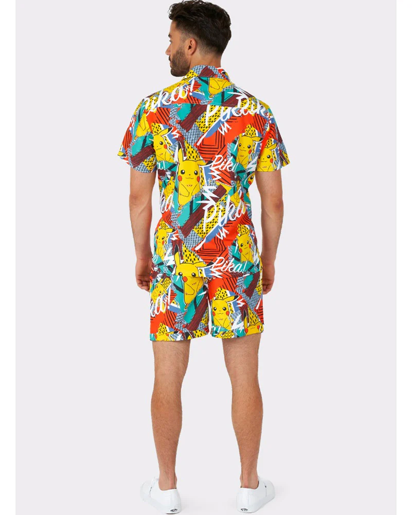 Opposuit Summer Pika Pikachu Mens Swim Suit - Image 2