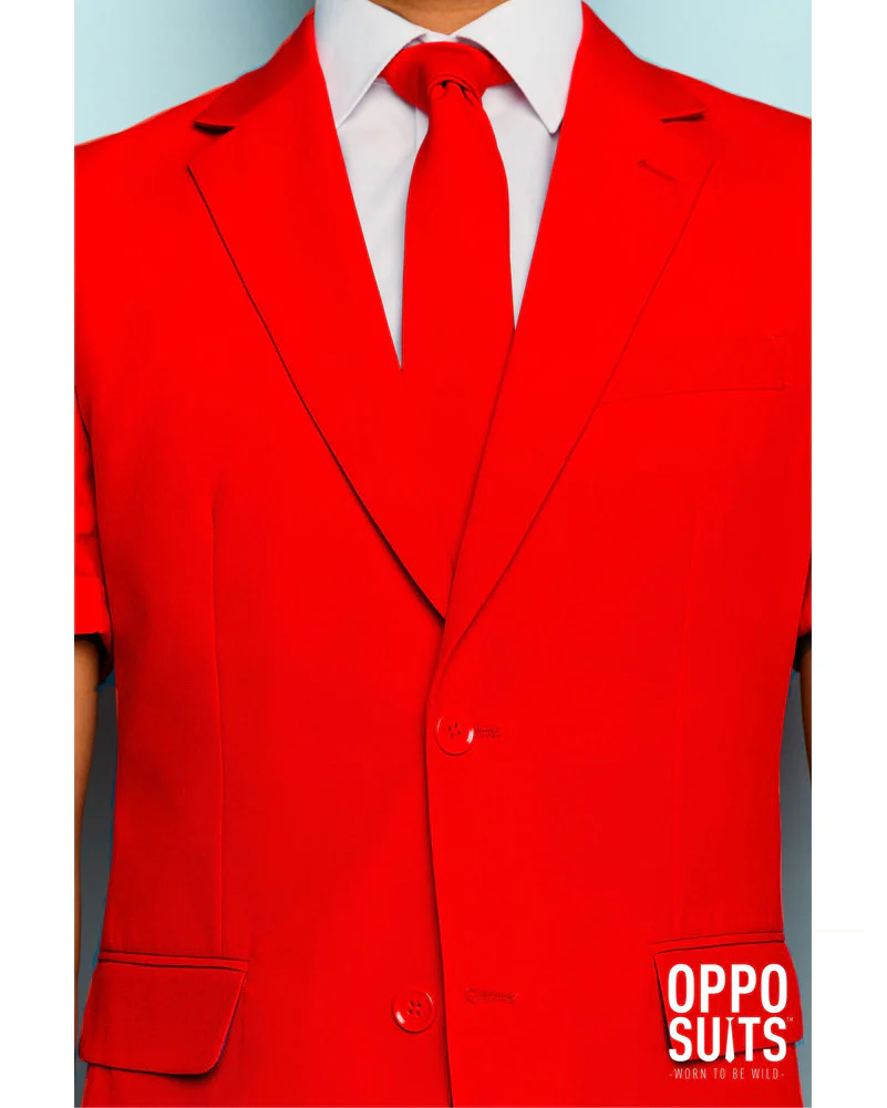 Opposuit Summer Red Devil Premium Mens Suit - Image 4