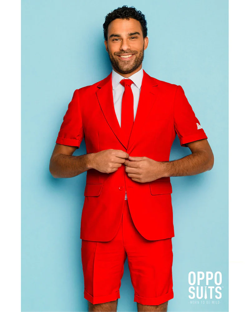 Opposuit Summer Red Devil Premium Mens Suit - Image 5