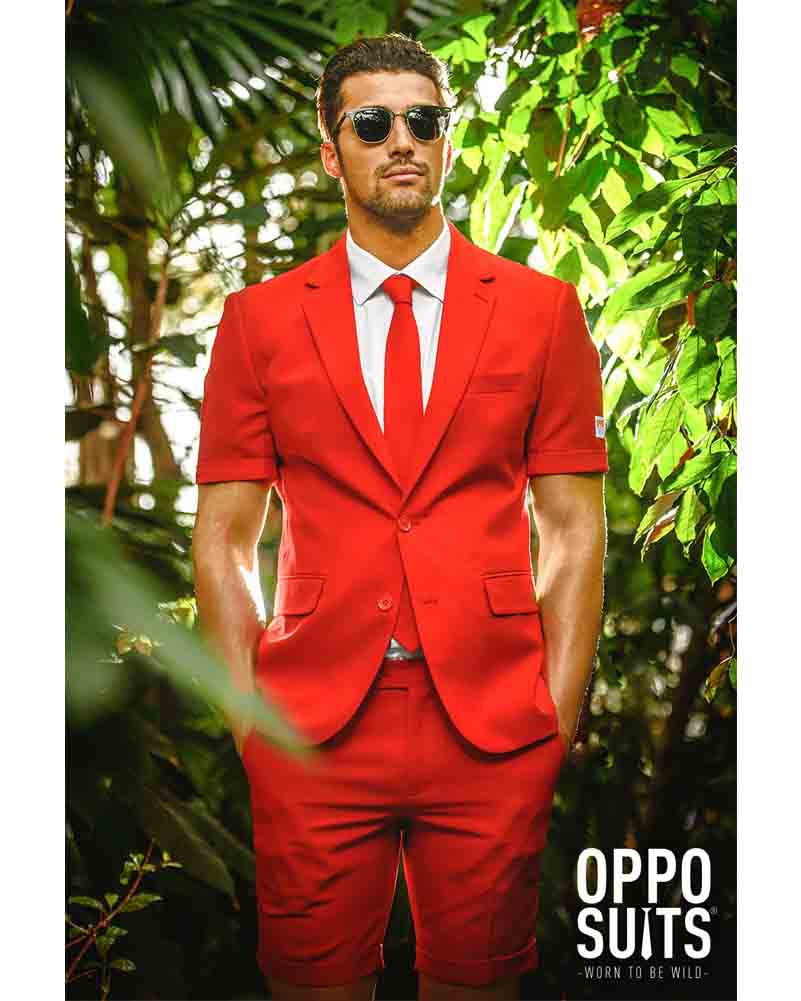 Opposuit Summer Red Devil Premium Mens Suit - Image 6