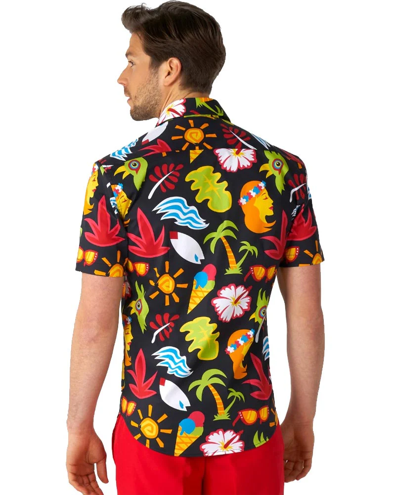 Opposuit Summer Tropical Thunder Mens Shirt - Image 3