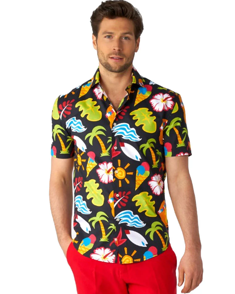 Opposuit Summer Tropical Thunder Mens Shirt - Image 5
