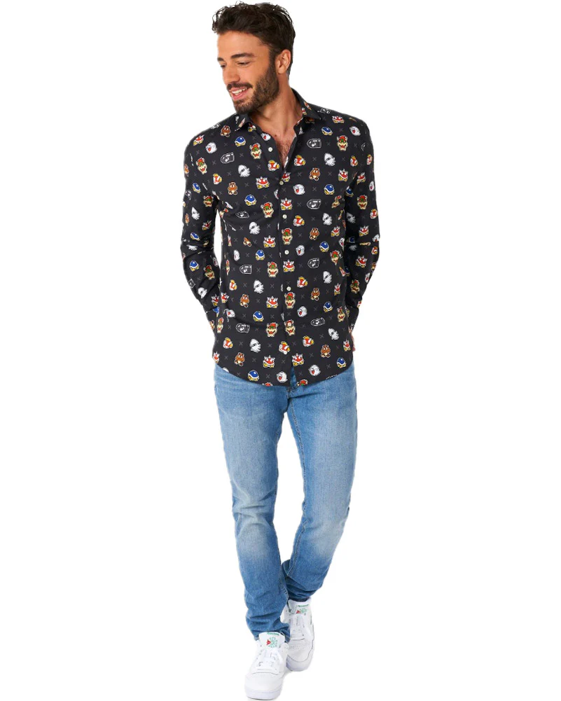 Opposuit Super Mario Bad Guys Mens Shirt - Image 5