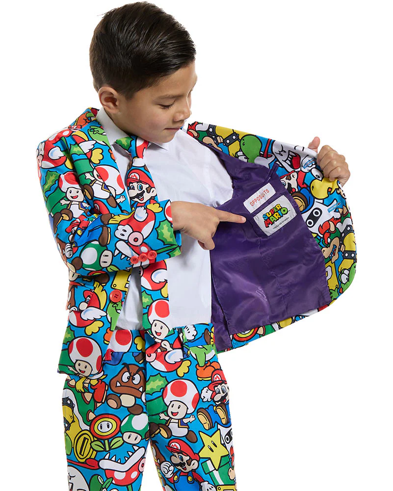 Opposuit Super Mario Premium Boys Costume - Image 4
