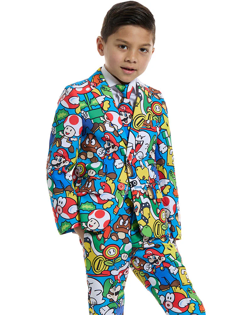 Opposuit Super Mario Premium Boys Costume - Image 6