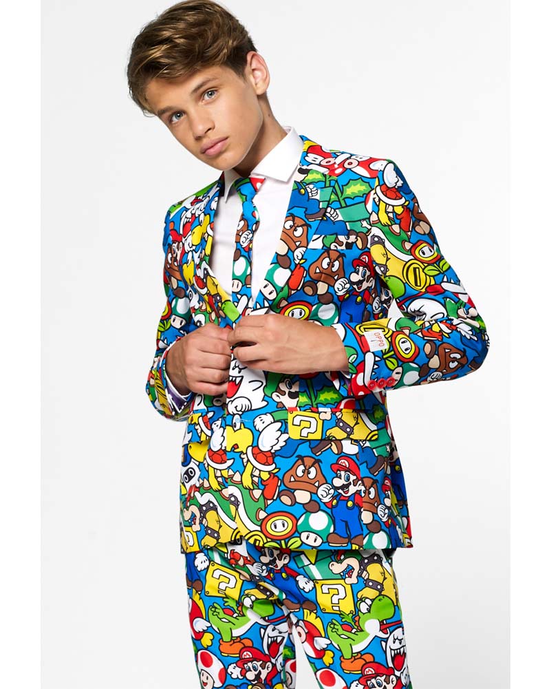 Opposuit Super Mario Premium Teen Boys Costume - Image 2
