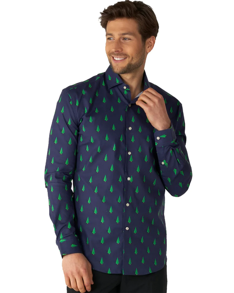 Opposuit TreeDee Mens Christmas Shirt - Image 2