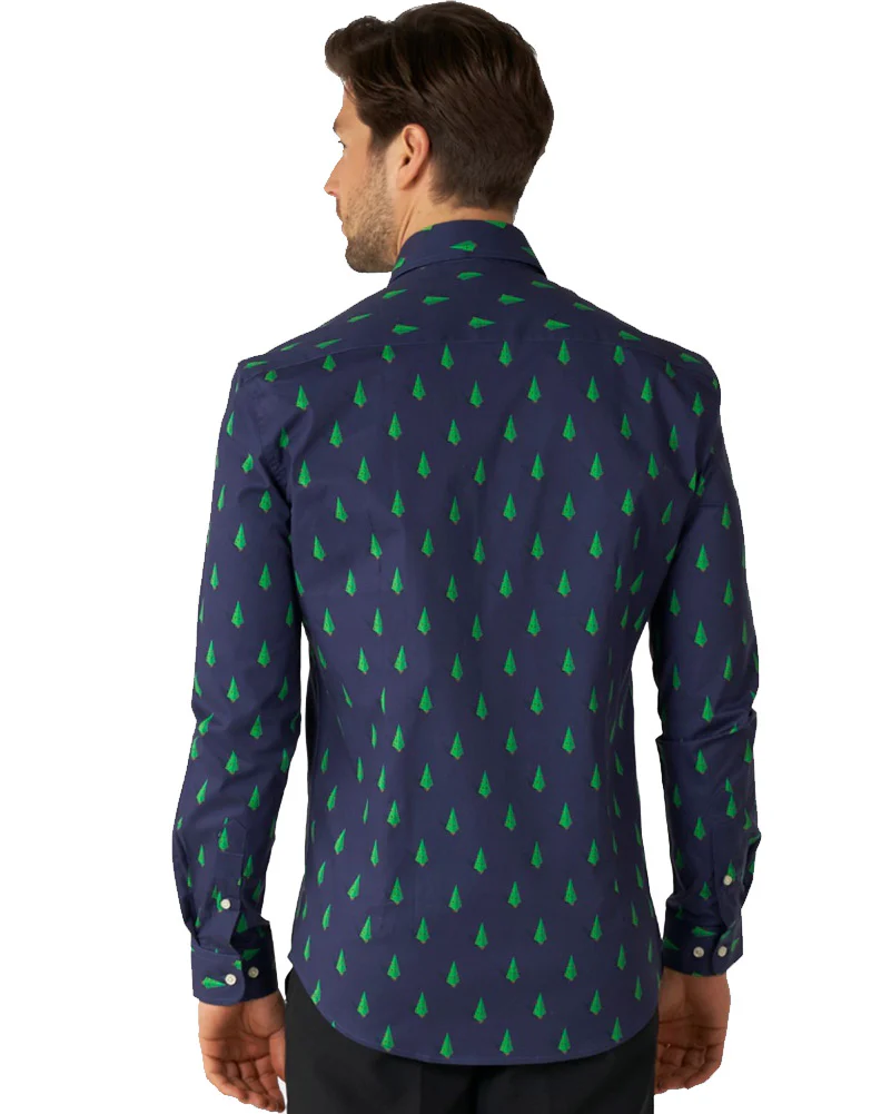 Opposuit TreeDee Mens Christmas Shirt - Image 3