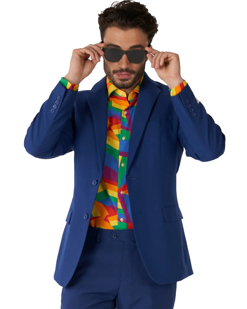 Opposuit Zig Zag Rainbow Mens Shirt - Image 4