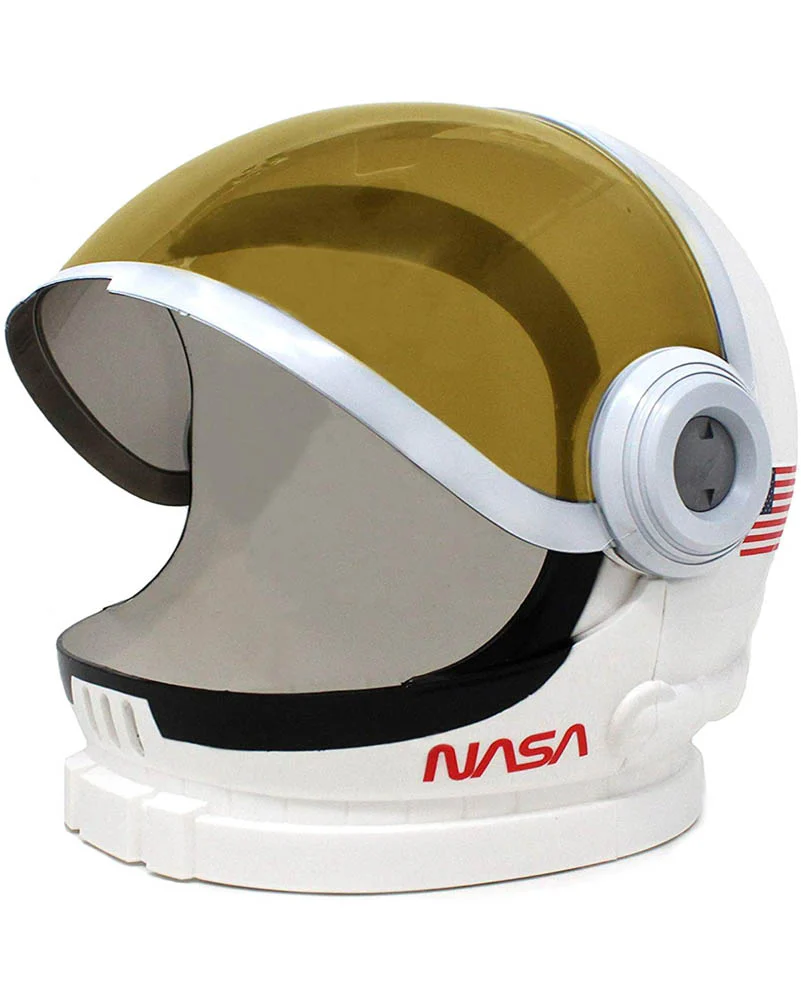 Orange Astronaut Kids Costume with Helmet - Image 6