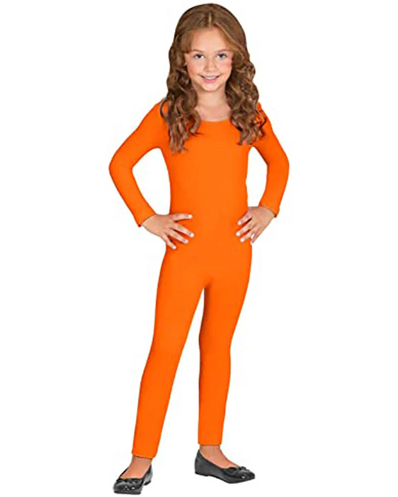 Orange Bodysuit Kids Costume - Image 2