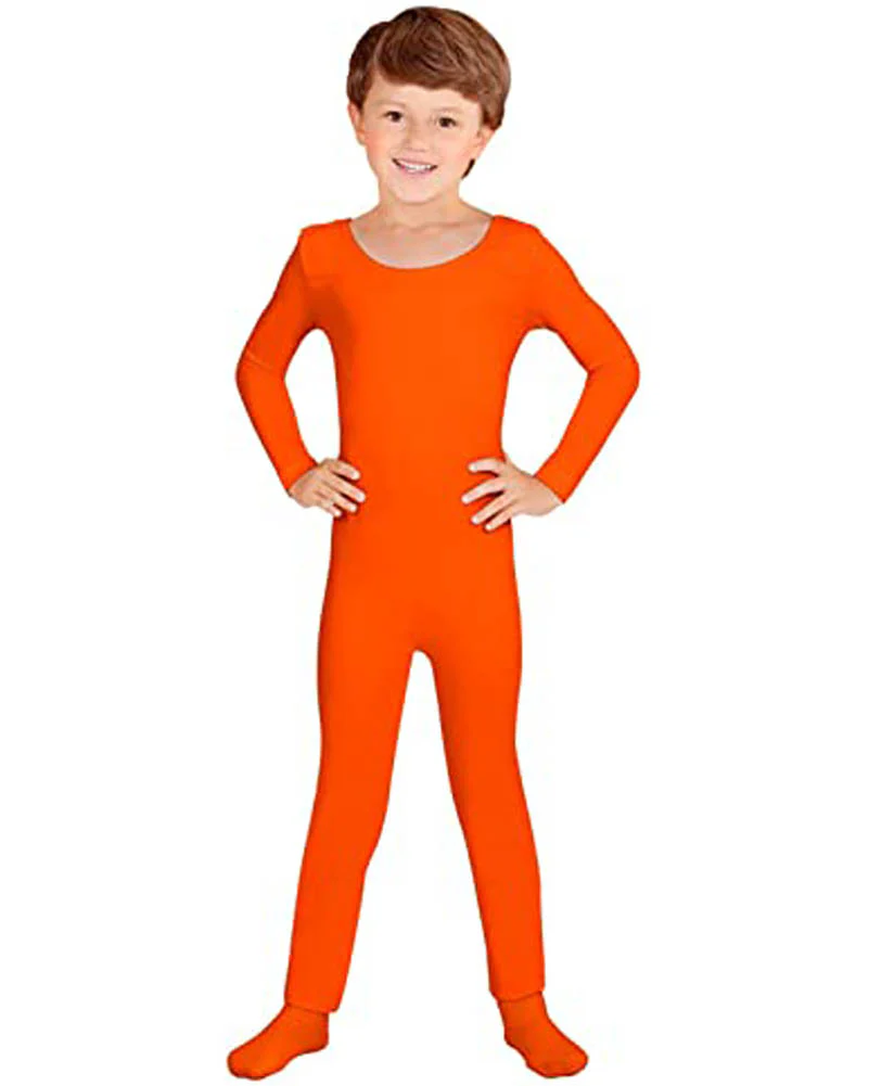 Orange Bodysuit Kids Costume - Image 3