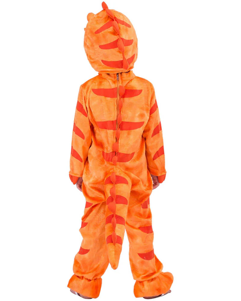 Orange T Rex Kids Costume - Image 2