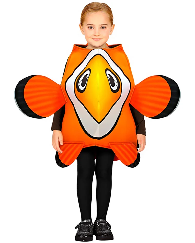 Orange Tropical Fish Kids Costume - Image 2