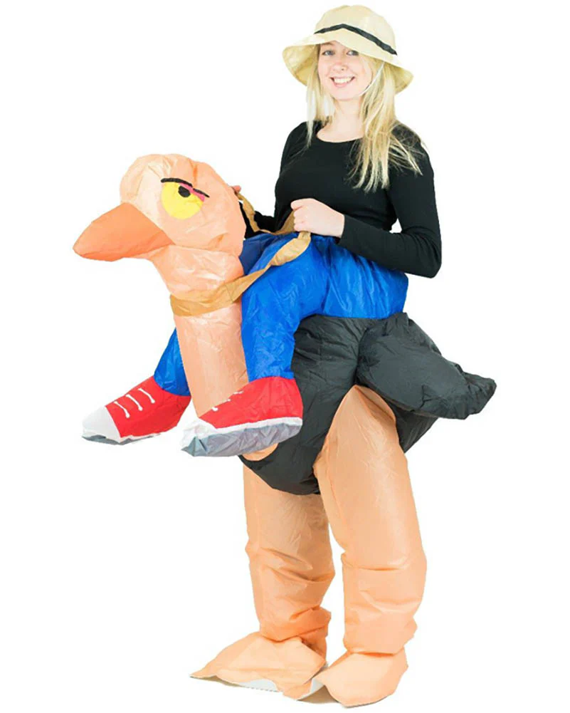 Ostrich Inflatable Adult Costume - Image 4