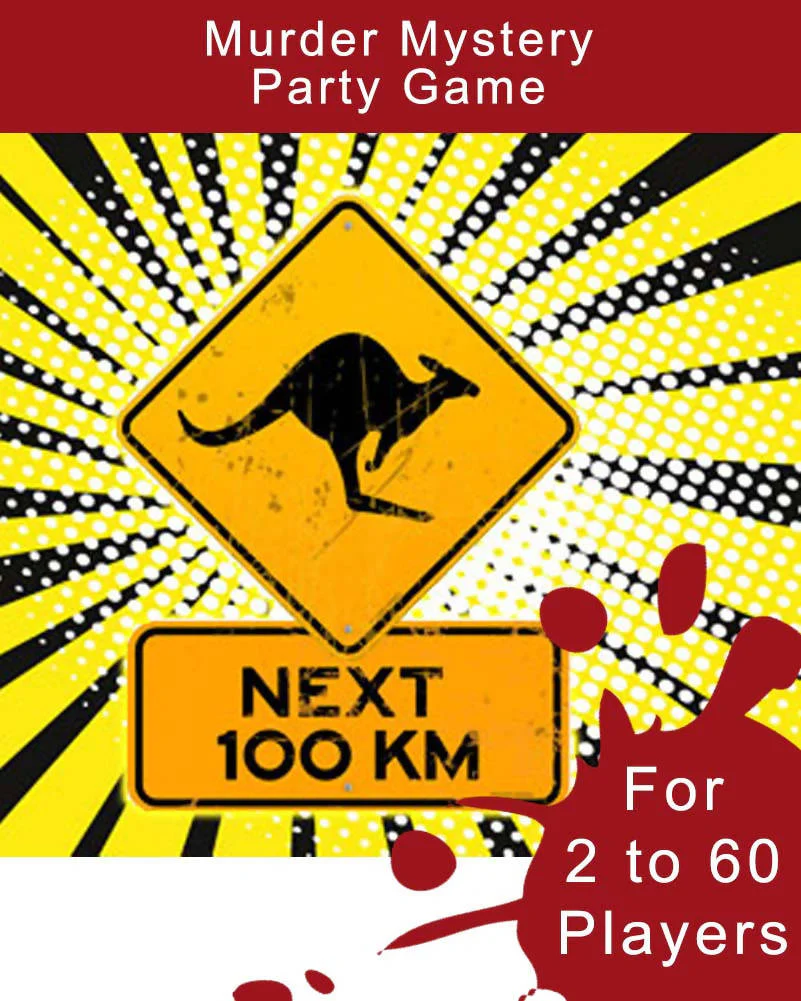 Outback Ordeal Digital Murder Mystery Game for 2 to 60 Players