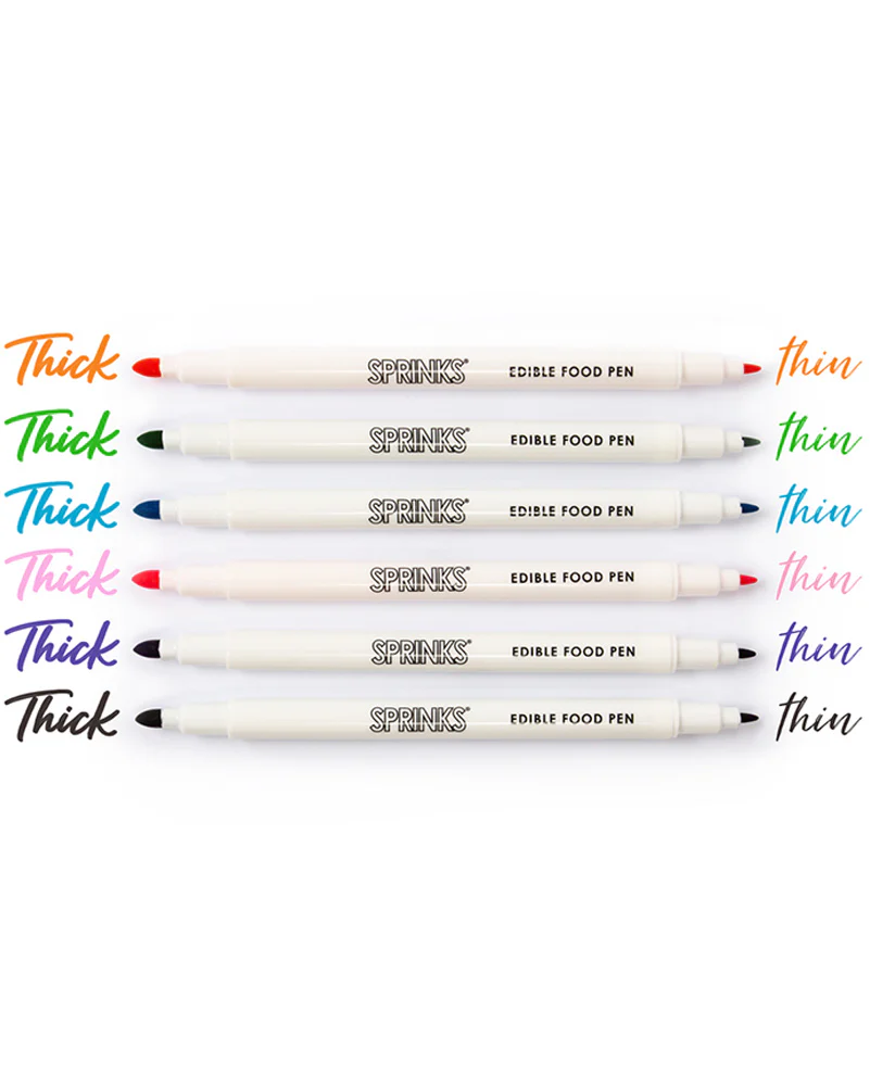 SPRINKS Pastel Colours Edible Food Pens Pack of 6 - Image 4