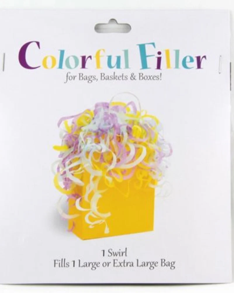 Pastel Tissue Filler or Hanging Swirl Decoration 1.2m - Image 2