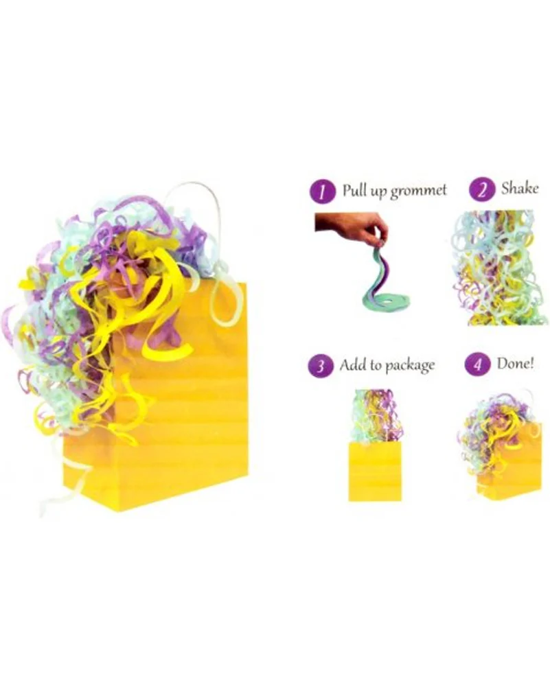 Pastel Tissue Filler or Hanging Swirl Decoration 1.2m - Image 3