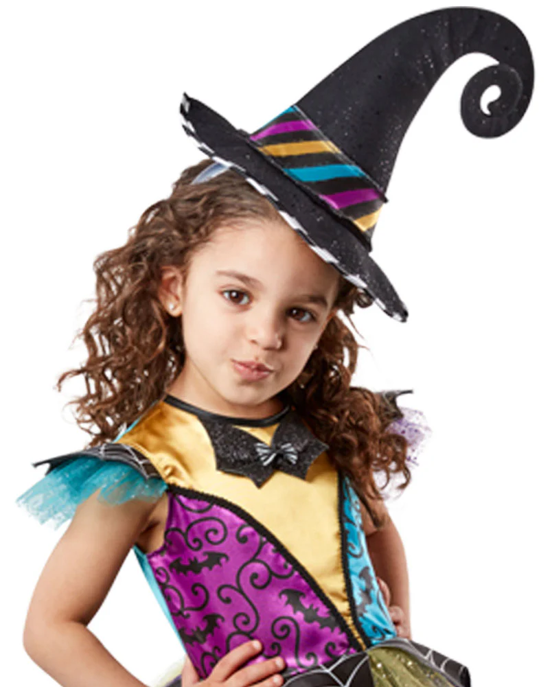 Patchwork Witch Girls Costume - Image 2