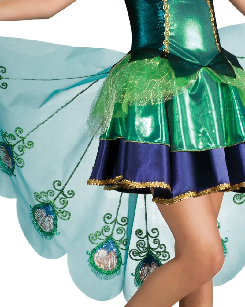 Peacock Deluxe Girls Costume - Image 3