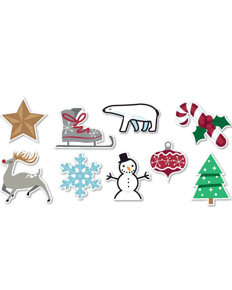 Penguin and Polar Bear Mini Christmas Crackers Pack of 8 - Image 3