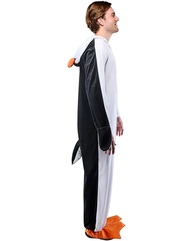 Penguin Plush Onesie Mens Costume - Image 2