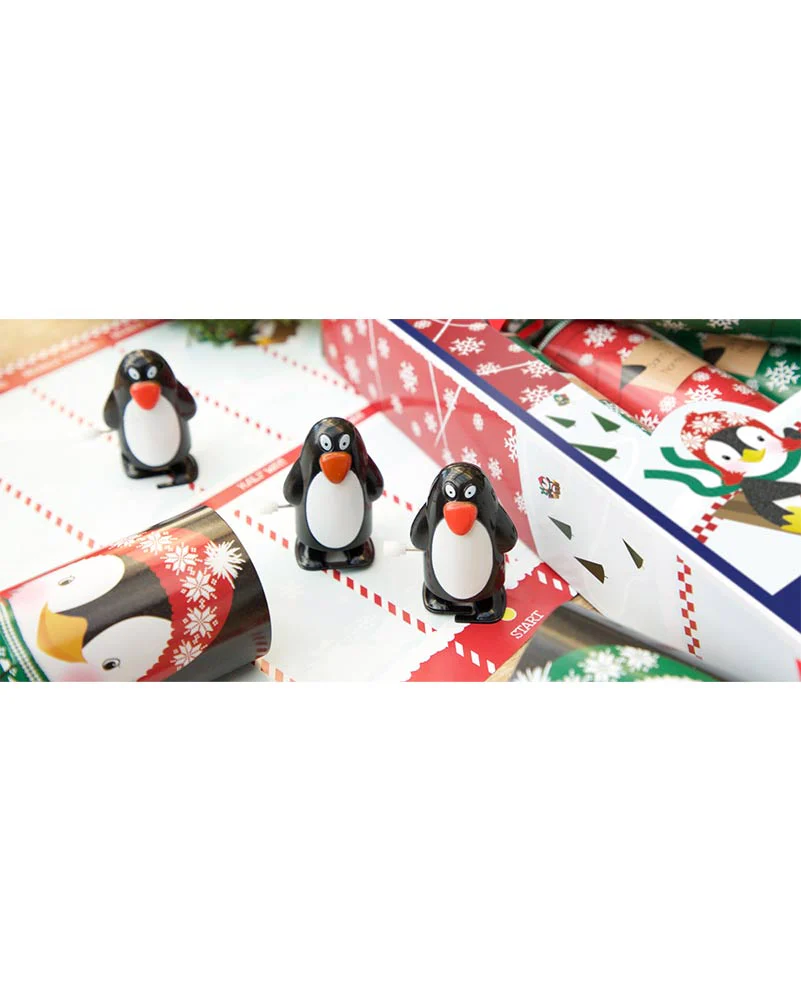 Penguin Racing Christmas Crackers Pack of 6 - Image 3