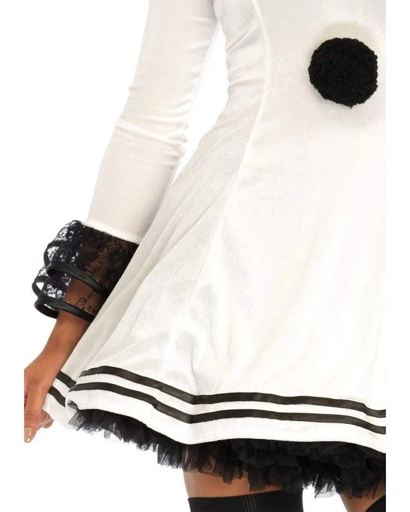 Pierrot Clown Womens Costume - Image 5