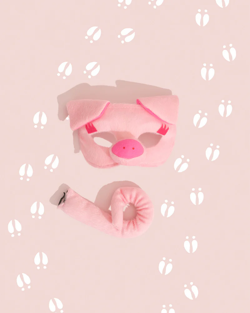 Pig Deluxe Mask and Tail Set - Image 2