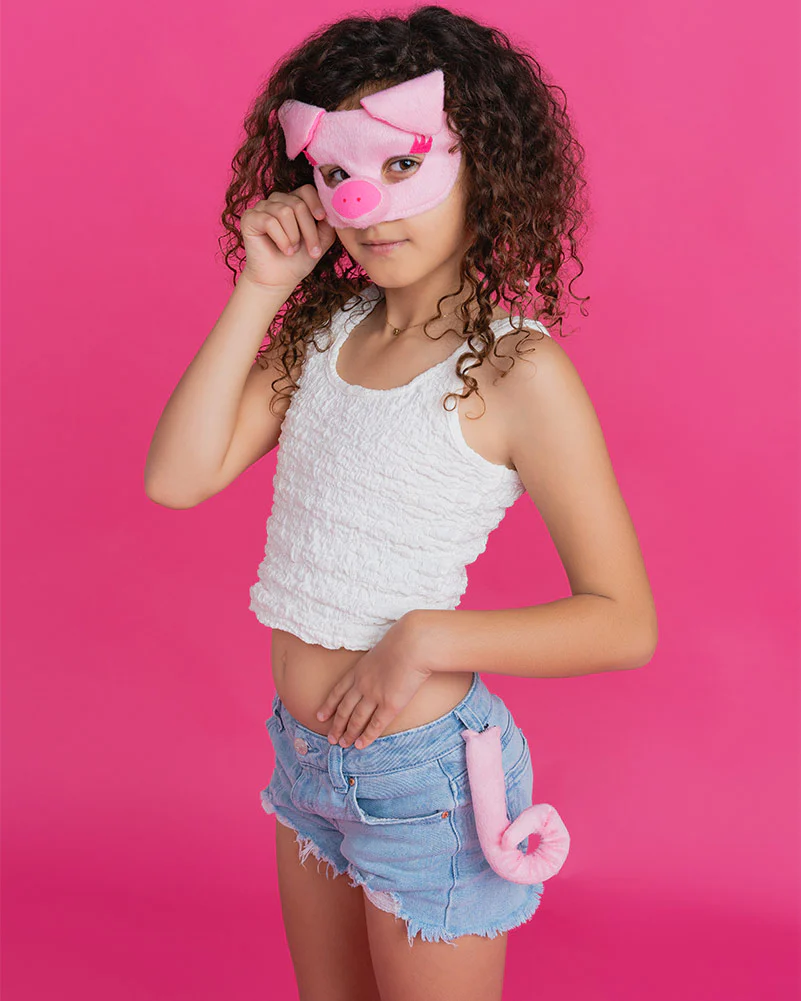 Pig Deluxe Mask and Tail Set - Image 3