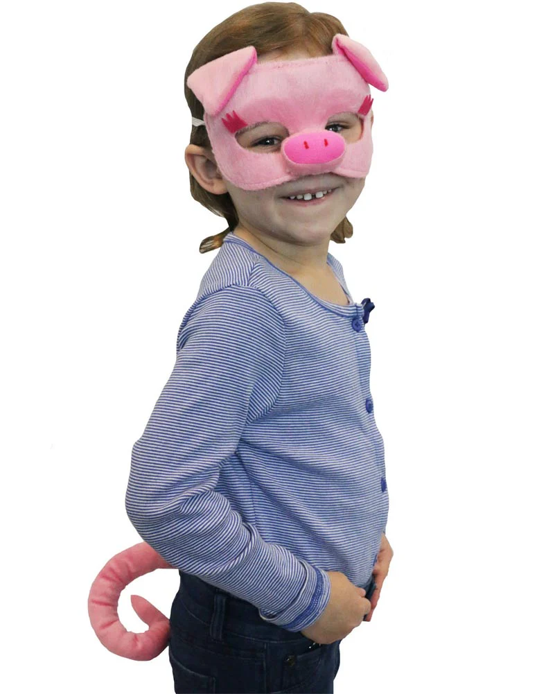 Pig Deluxe Mask and Tail Set - Image 4