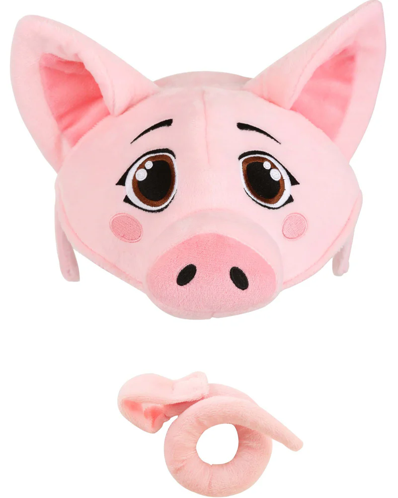 Pig Plush Headband and Tail Deluxe Set - Image 3