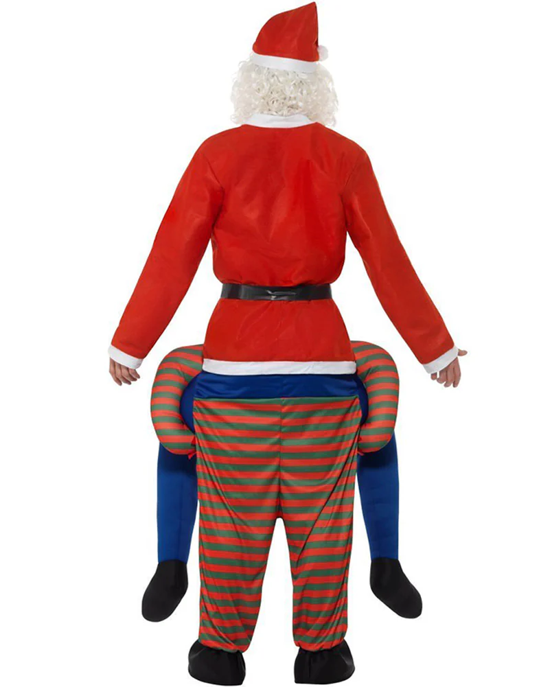 Piggyback Elf Adult Costume - Image 3